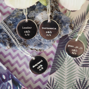 Sisters/friends pendants